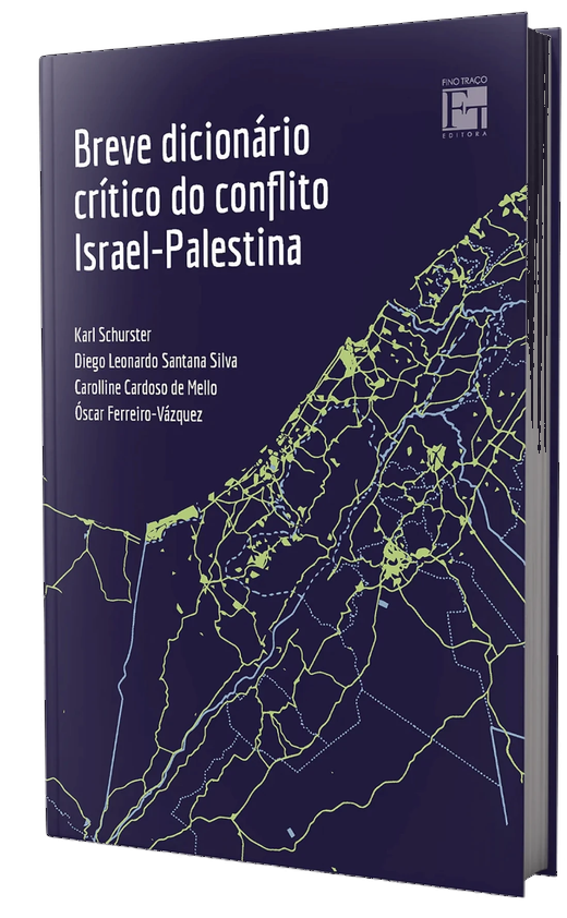 Capa do livro Breve dicionário crítico do conflito Israel-Palestina, da Fino Traço Editora